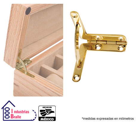 "BISAGRA PARA CAJA DE PUROS": Herrajes Bralle